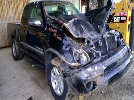 2003 TOYOTA TUNDRA BLACK, SR5, EXTD CAB, 3.4L, AT, 2WD.  Z24905